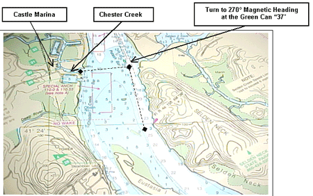 Map to Castle Marina