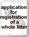 litter application